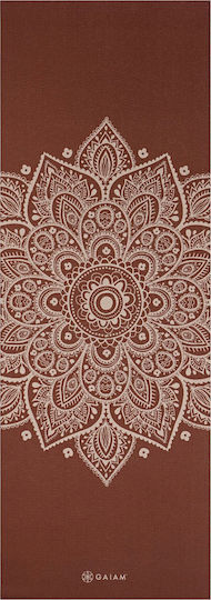 Gaiam Στρώμα Γυμναστικής Yoga Πορτοκαλί (173x61cm)