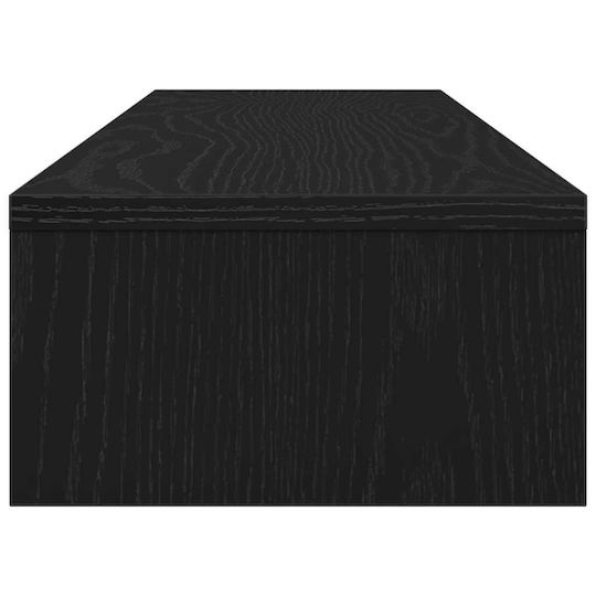 vidaXL Desktop Stand Monitor Black Oak (862419)