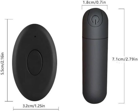 SMD Play Wearable Вибратор за двойки с Дистанционно Управление Черен