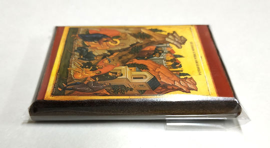 Set of 50 Pieces -> Christ Healing Various Diseases "Image Frame Category Paper Krn No 00 Dimension 6.5cm X 9.5cm" Image Wood MDF S&k Byzantine Icons