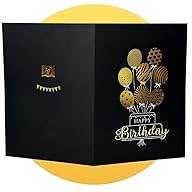 Osomepop Heijin2.0 Pop Up Greeting Card Birthday with Music in Black Color
