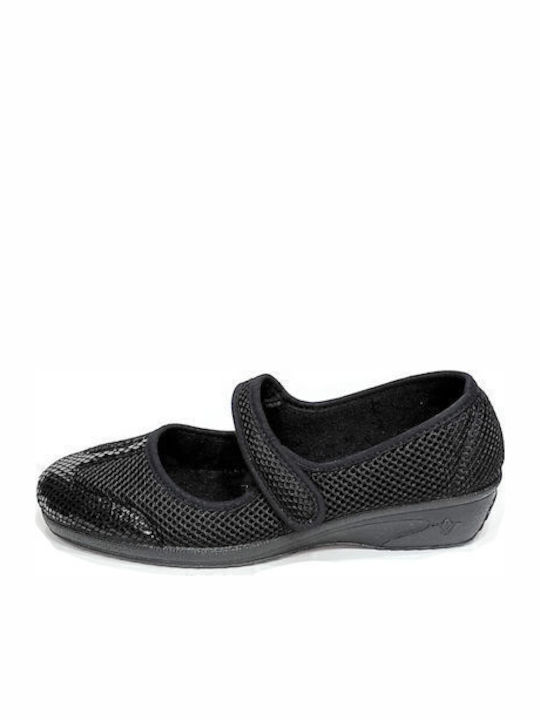 Damen Ballerinas in Schwarz Farbe
