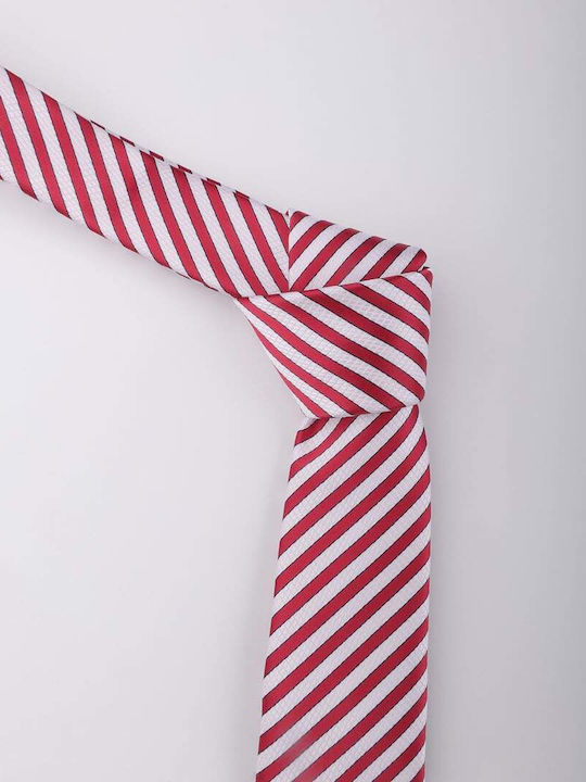 Diego Conte Herren Krawatte Gedruckt RED/WHITE