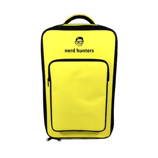 Yellow Board Game Backpack From Nerd Hunters