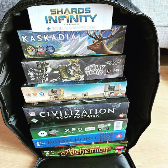 Yellow Board Game Backpack From Nerd Hunters