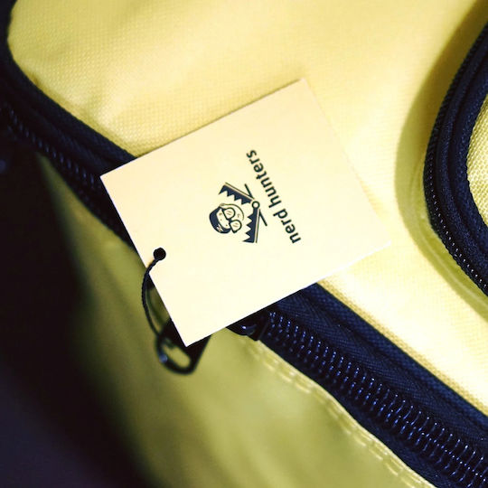Yellow Board Game Backpack From Nerd Hunters