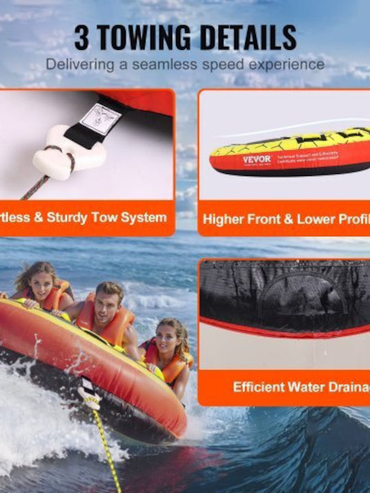Vevor Inflatable Mattress for the Sea with Handles Light Blue 160.02cm. CQTLPDYX3R000A9FSV0