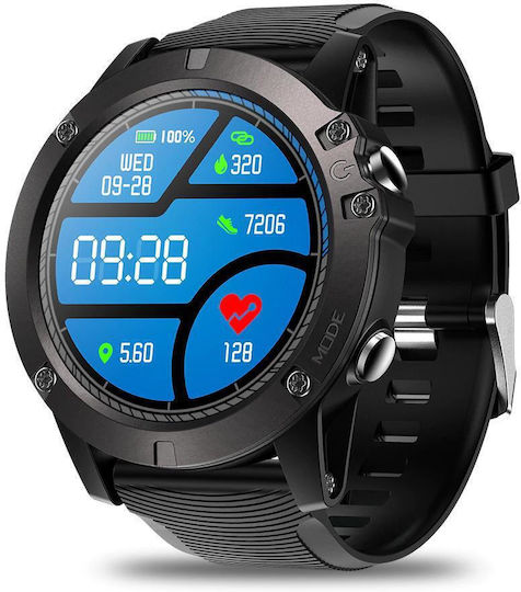 Zeblaze Vibe 3 Pro 50mm Smartwatch με Παλμογράφο (Μαύρο)