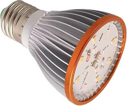 Λάμπα Ζέστης Led Uva+uvb 10 Φωτιστικά Ερπετών Χελώνας Χοντρό Σπείρωμα 3w