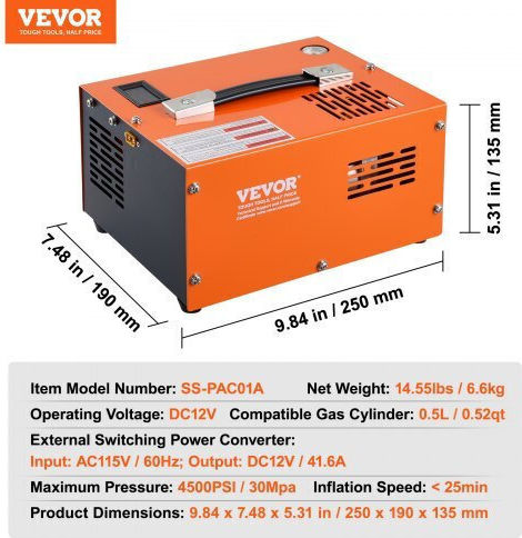 Vevor Κομπρεσέρ Αέρος