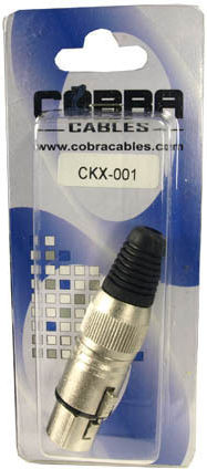Cobra XLR-Steckverbinder weiblich 3-poliger XLR-Buchsenstecker CKX-001