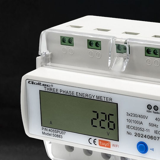 Qoltec Qoltec Elektrische Messgerät Für Elektrischen Schiene Tuya 50883