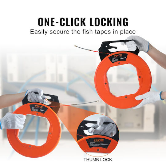 Vevor Electrician Fish Tape in Carrier 4.5mm/1m