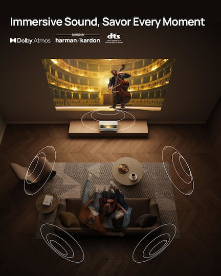 XGIMI Aura 2 3D Projector DLP 4K Ultra HD Laser με Wi-Fi και Ενσωματωμένα Ηχεία