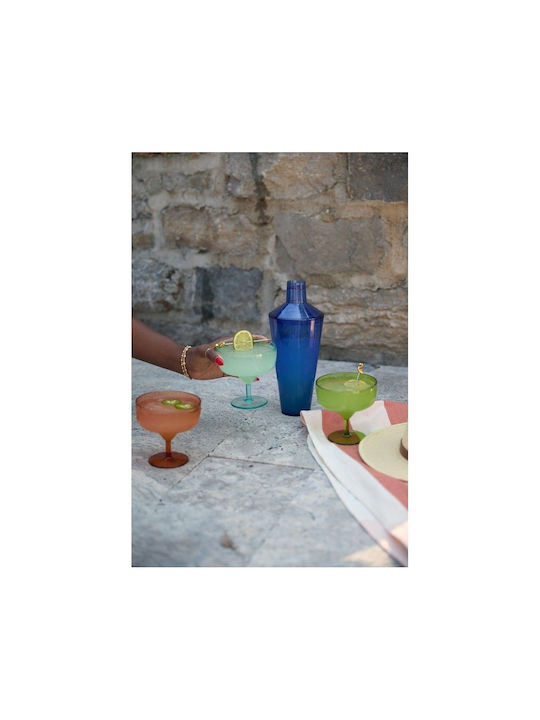 Here's How Σετ Ποτήρια Κοκτέιλ/Ποτού από Πλαστικό σε Πράσινο Χρώμα 384ml 4τμχ