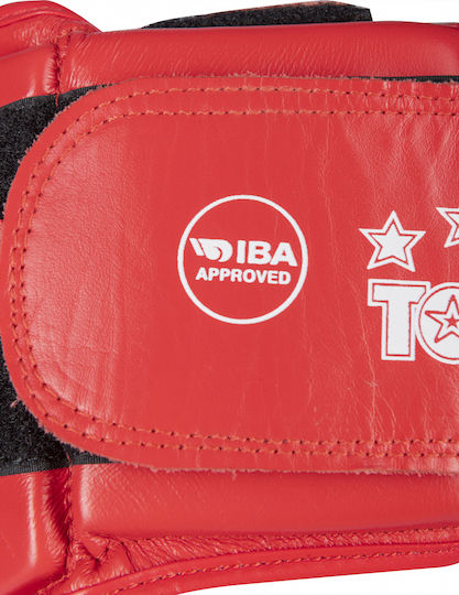 Top Ten Adult Open Face Boxing Headgear Leather Red