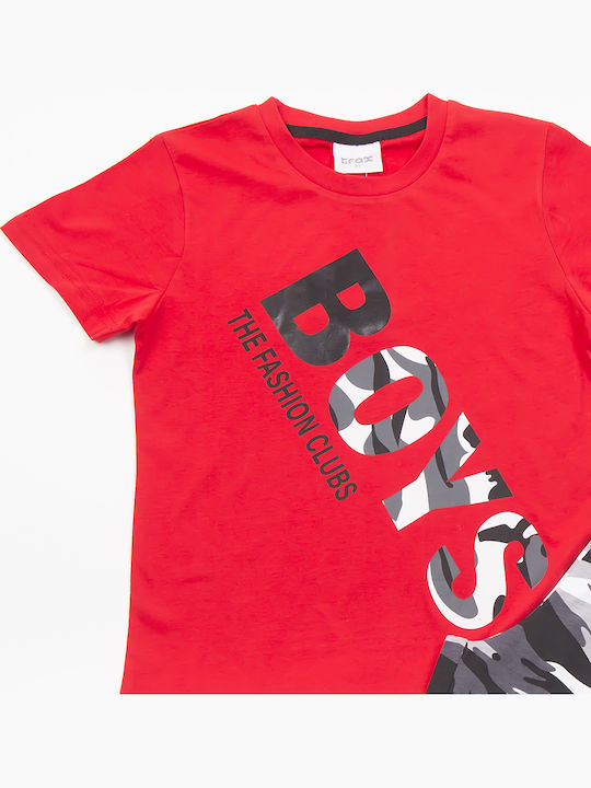 Kinder-Set mit Shorts Sommer 2Stück Red