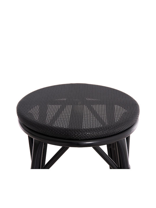 Scaun Rafturi și dulapuri pentru vin de Grădină din Aluminiu Chino Negru 1buc 36x36x65cm
