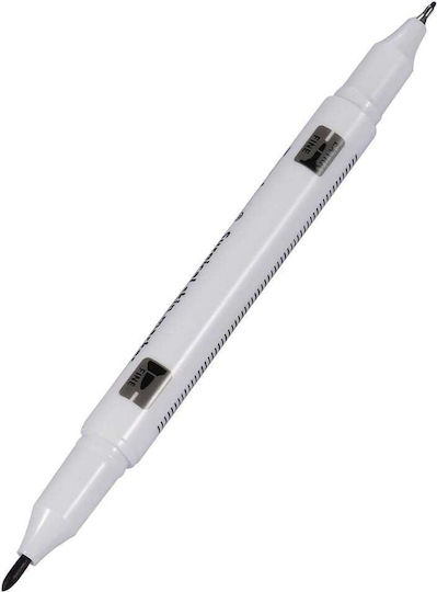 Doppelseitiger weißer Tattoo-Marker