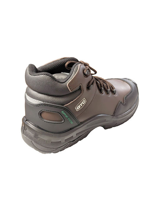 GTC Boots Safety Brown S3 with Certification SRC