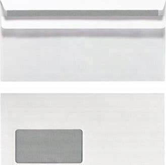 Herlitz Set от Пликове Кореспонденция 100бр в Бял Цвят