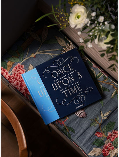 Printworks Once Upon A Time Carnet 68 Foi Albastru
