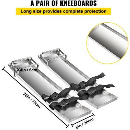 Vevor Concrete Kneepads 30'' X 8'' Straps Hntxgb30x8whd0001v0