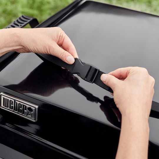 Weber Premium Κάλυμμα Ψησταριάς Μαύρο από Πολυεστέρα
