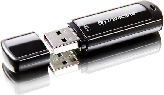 Transcend Jetflash 700 512GB USB 3.1 Stick Μαύρο