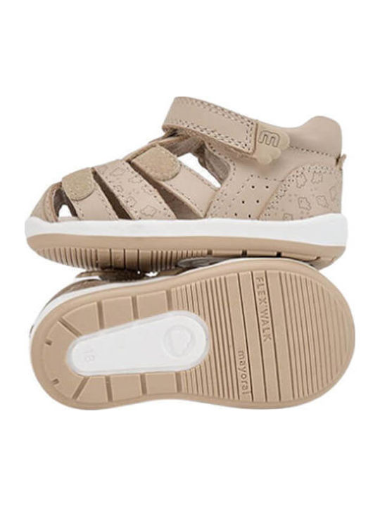 Sandaletten Beige