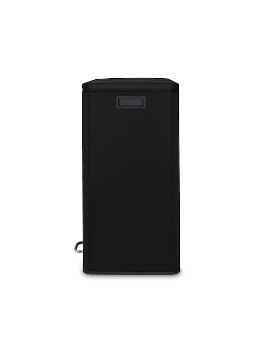 Les Collectors Waste Bin Waste made of Stainless Steel with Pedal Black 30lt 1pcs