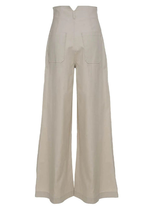 Moutaki Women's Fabric Trousers Beige