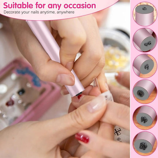 Set mit 6 Nagelkunst-Stempeln