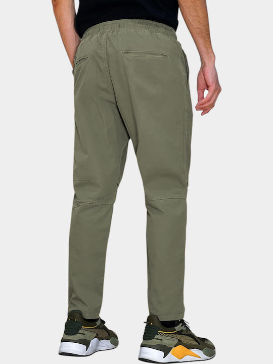 Trousers Elastic Khaki