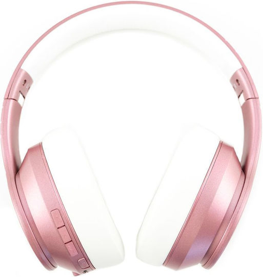 PowerLocus P6 Kabellos / Kabelgebunden Über Ohr Kopfhörer mit 20 Stunden Betriebszeit Rose Gold