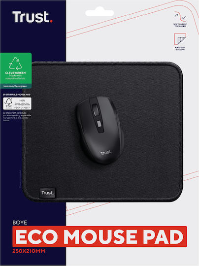 Trust Boye ECO Mauspad (250mm) Schwarz 24743