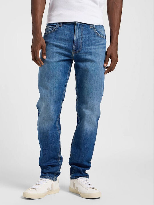Rider Men's Jeans Pants with Slim Straight Fit Blue