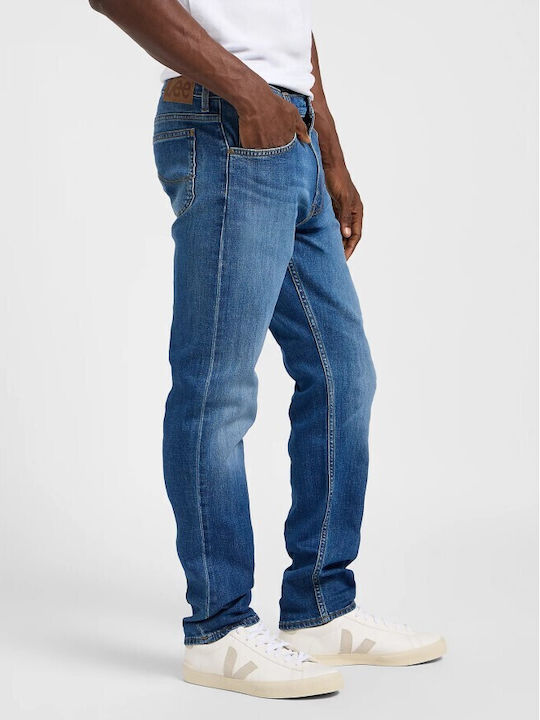 Rider Men's Jeans Pants with Slim Straight Fit Blue