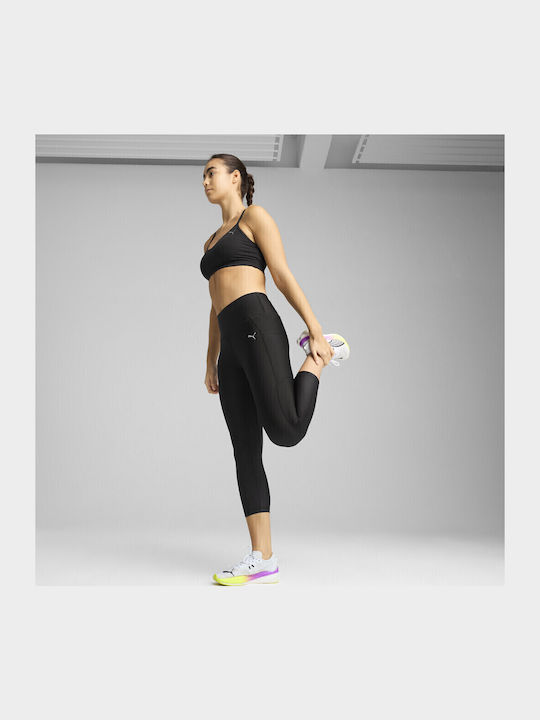 Run Velocity Women's Capri Running Legging Black