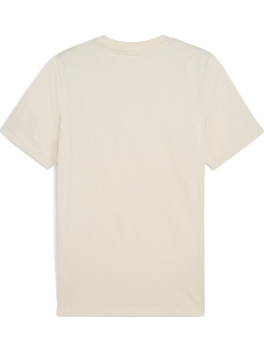 ESS Tape T-shirt Μπεζ