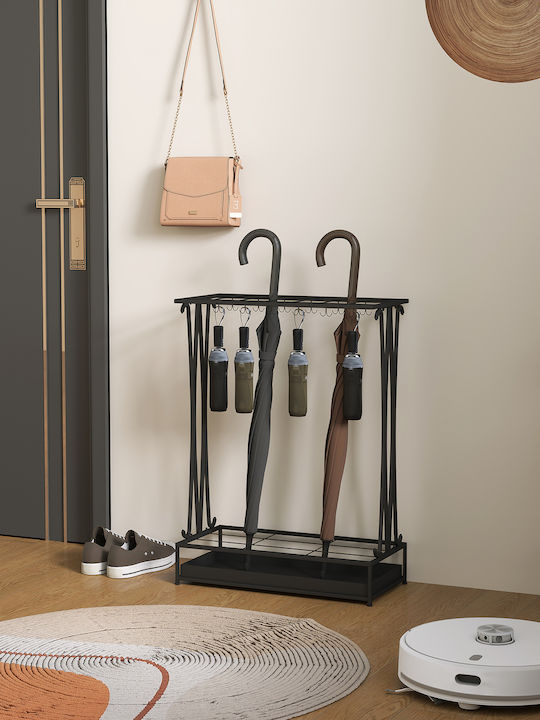 HomCom Ομπρελοθήκη Μεταλλική Μαύρη 50x24x68cm HomCom Ομπρελοθήκη Μεταλλική Μαύρη 50x24x68cm