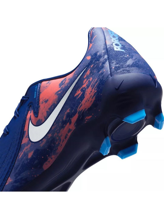 Nike Phantom Luna II Academy Ποδοσφαιρικά Παπούτσια με Τάπες FG/MG Μπλε Nike Phantom Luna II Academy Ποδοσφαιρικά Παπούτσια με Τάπες FG/MG Μπλε