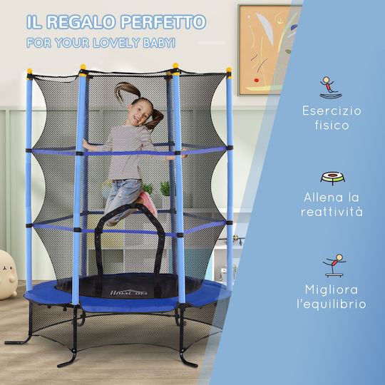 HomCom Trampolină pentru copii Diametru 160cm cu Net