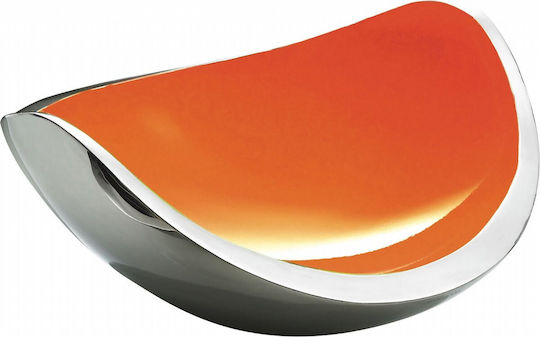 Casa Bugatti Ninnananna Fruit Bowl Inox Orange 38x30cm