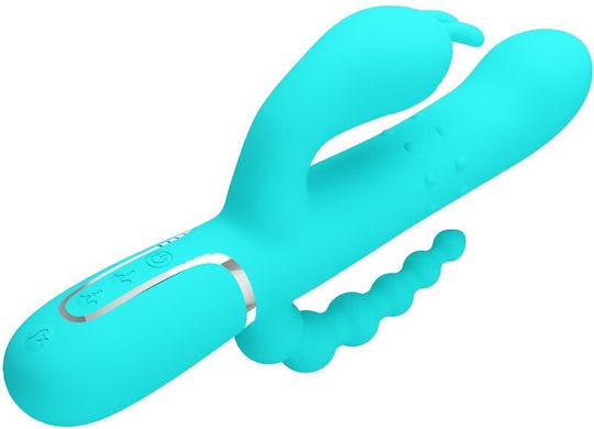 Pretty Love Cammy 4 IN 1 Vibrator Rabbit Light Blue