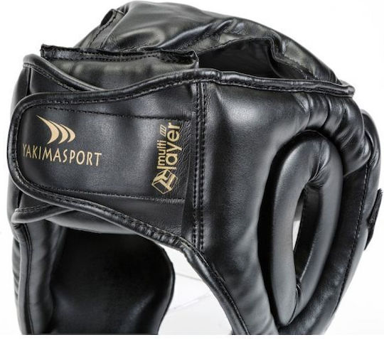 Yakimasport Boxhelm Erwachsene Volles Gesicht Schwarz