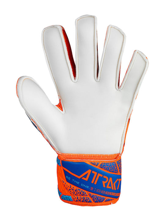 Reusch Attrakt Solid Finger Support Kids Goalkeeper Gloves Multicolour