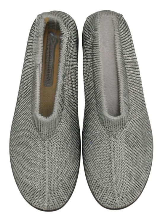 Plumex Material Anatomici Slip-on-uri pentru femei Gri