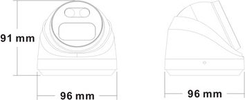 Longse CMSBKL5RC-28PM IP Κάμερα Παρακολούθησης Full HD+ 5MP Αδιάβροχη με Μικρόφωνο και Φακό 2.8mm