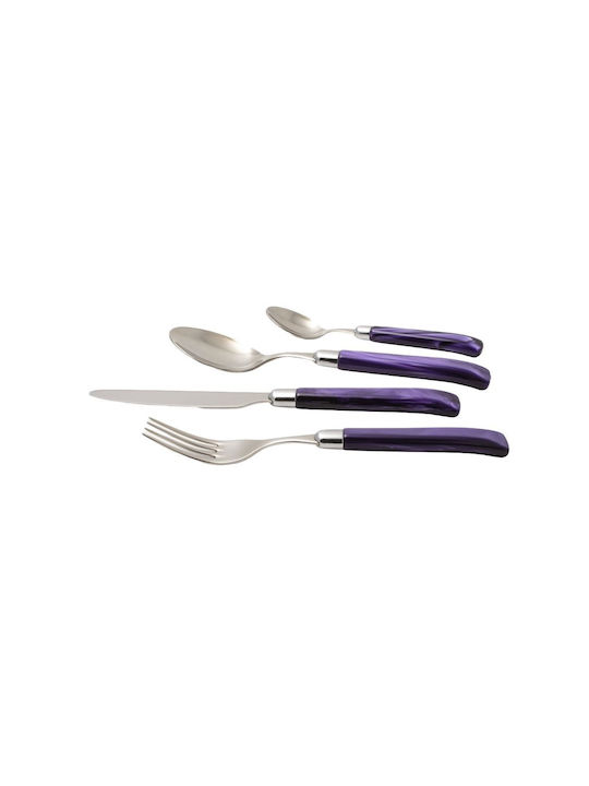 Rivadossi Sandro Giada Cutlery Set Stainless Purple 24pcs